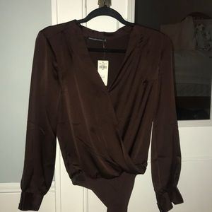 Abercrombie & Fitch Tops - brand new Abercrombie & Fitch satin bodysuit Abercrombie & Fitch Tops - brand new Abercrombie & Fitch satin bodysuit